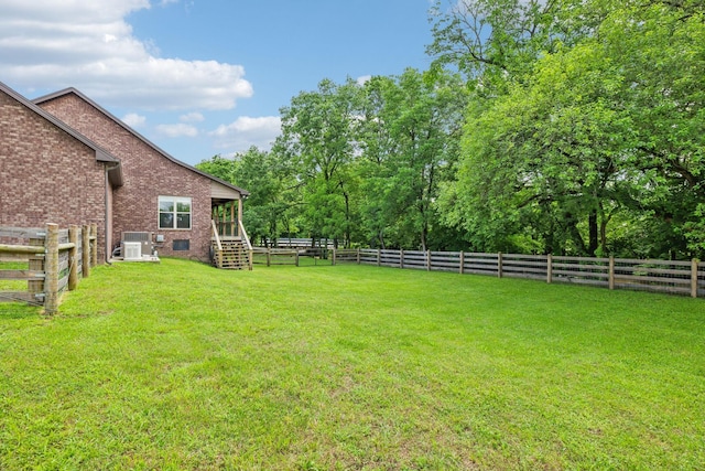 200 Lindsey Hollow Rd, Gallatin, TN 37066 - view of yard with central AC unit and stairs