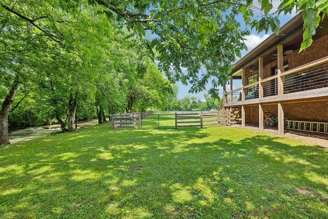 200 Lindsey Hollow Rd, Gallatin, TN 37066 - view of yard featuring ceiling fan and a deck