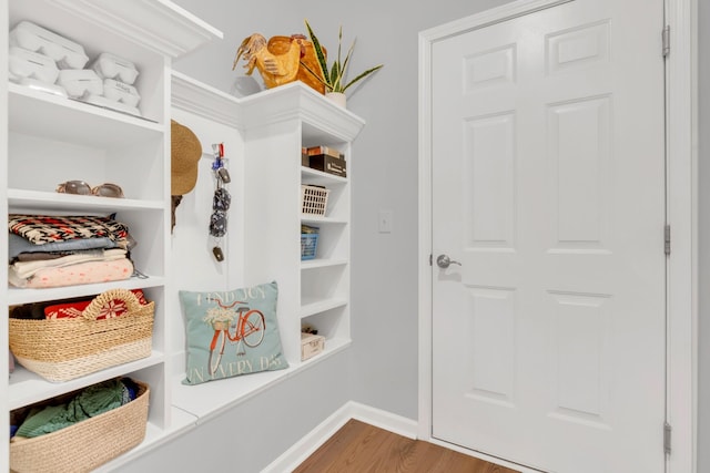 1815 Humphreys Gln, Spring Hill, TN 37174 - mudroom featuring wood finished floors and baseboards