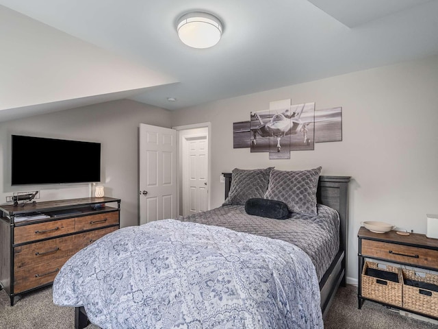 7119 Littlejohn Ln, Fairview, TN 37062 - carpeted bedroom with baseboards and vaulted ceiling