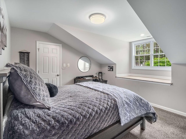 7119 Littlejohn Ln, Fairview, TN 37062 - bedroom with carpet, baseboards, and vaulted ceiling
