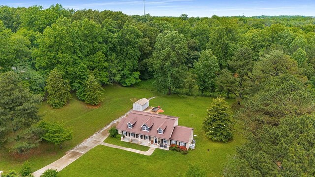 7119 Littlejohn Ln, Fairview, TN 37062 - view of subject property with a heavily wooded area