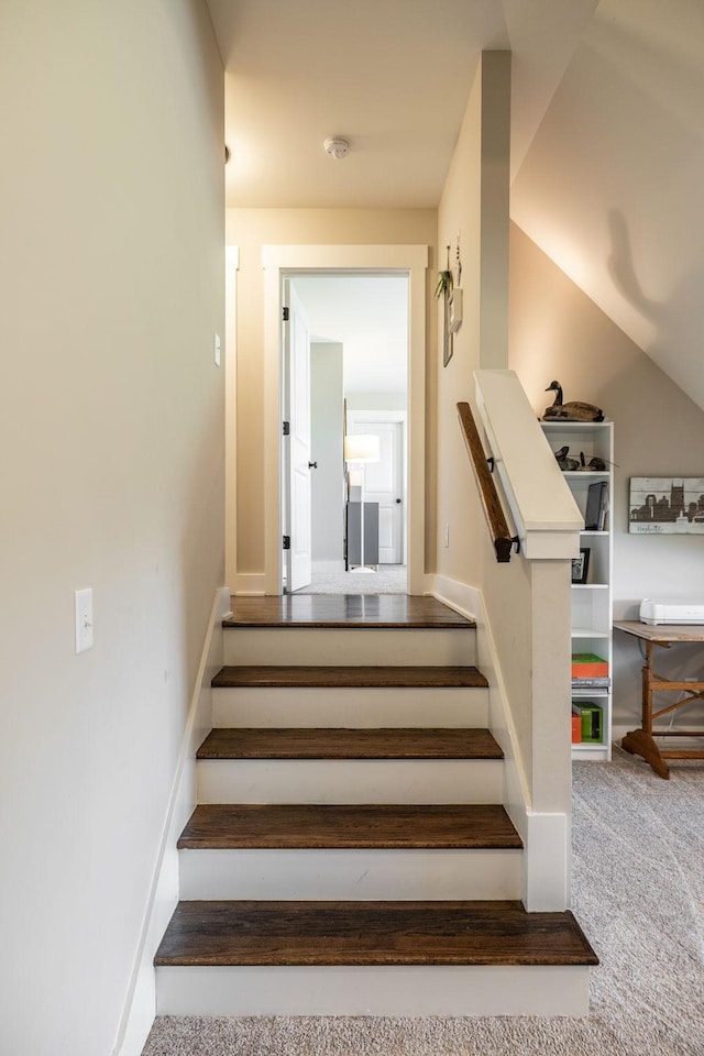 725B N Russell St, Portland, TN 37148 - stairs featuring carpet and baseboards