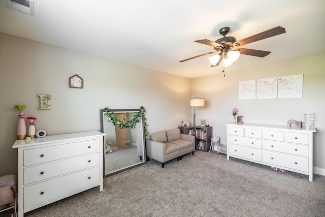 725B N Russell St, Portland, TN 37148 - sitting room with ceiling fan and light colored carpet