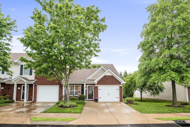 2020 Caladonia Way, Smyrna, TN 37167 - view of front facade with brick siding, concrete driveway, a shingled roof, and a garage