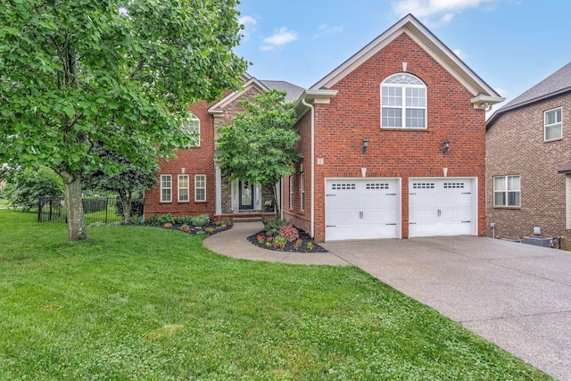 3168 Appian Way, Spring Hill, TN 37174 - traditional-style house featuring brick siding, driveway, and a garage