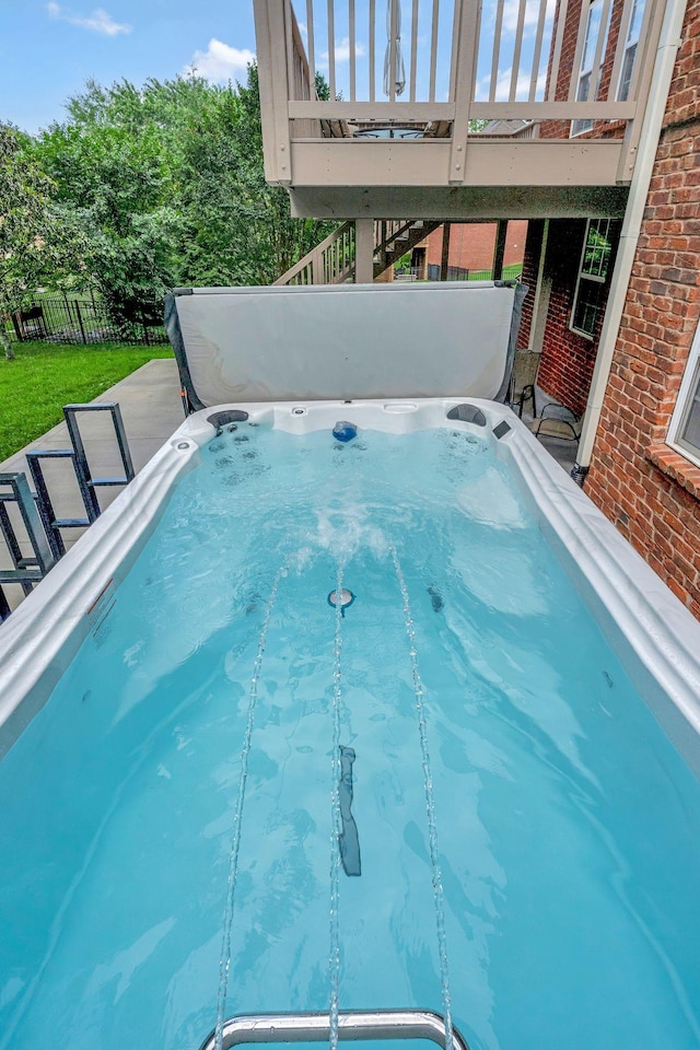 3168 Appian Way, Spring Hill, TN 37174 - view of pool with a hot tub