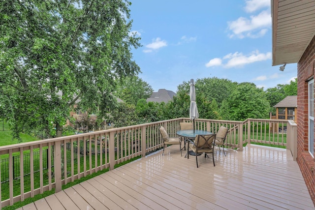 3168 Appian Way, Spring Hill, TN 37174 - deck featuring outdoor dining space