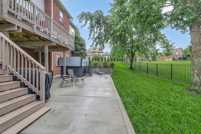 3168 Appian Way, Spring Hill, TN 37174 - view of patio / terrace featuring stairway and a wooden deck