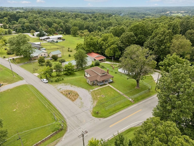 1775 Hayshed Rd, Charlotte, TN 37036 - bird's eye view of a heavily wooded area