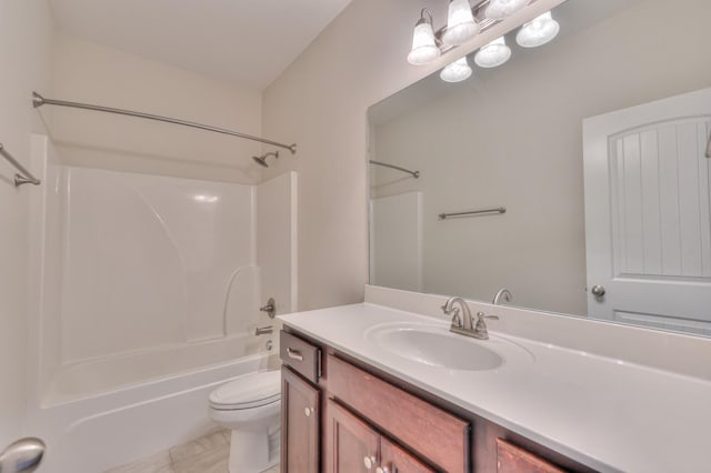 2009 Tulu Ct, Murfreesboro, TN 37128 - full bath with toilet, vanity, and shower / bath combination