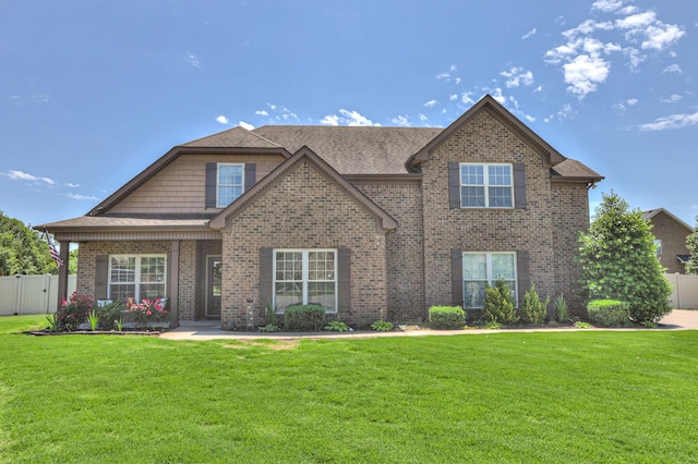 2009 Tulu Ct, Murfreesboro, TN 37128 - view of front facade with brick siding, roof with shingles, and a gate