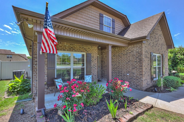 2009 Tulu Ct, Murfreesboro, TN 37128 - traditional home featuring brick siding, central air condition unit, and a shingled roof