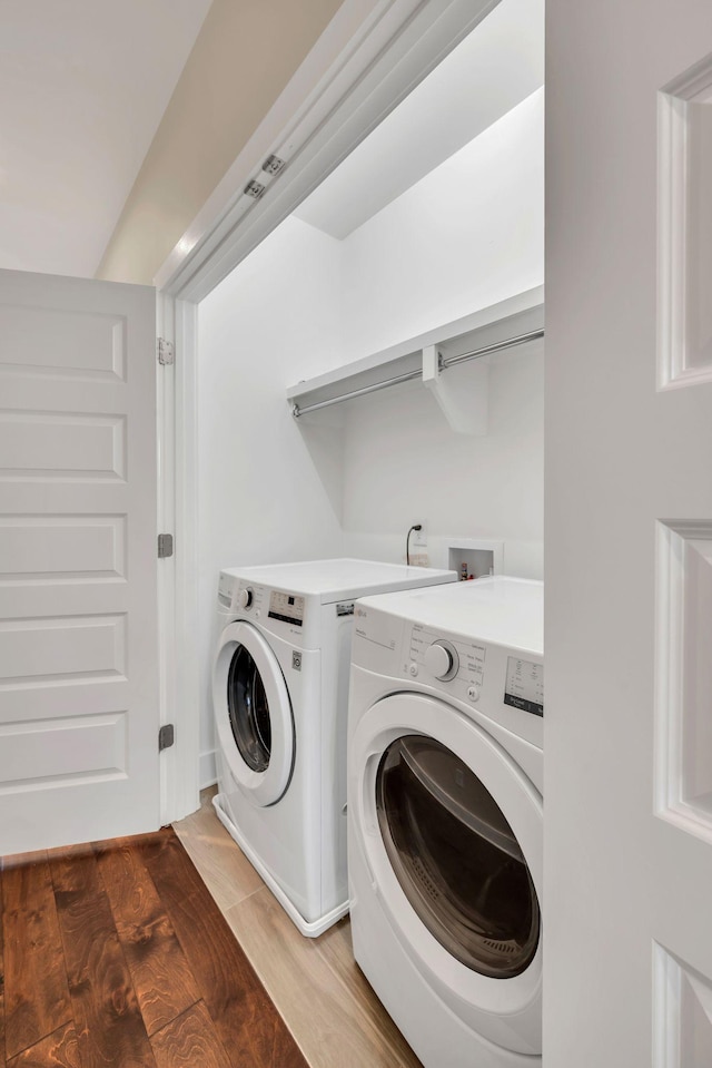 500 Creative Way Unit 16, Madison, TN 37115 - laundry area with washer and dryer and light wood finished floors