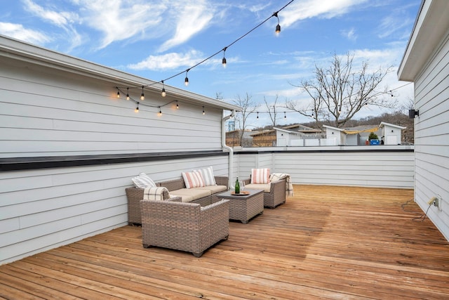 500 Creative Way Unit 16, Madison, TN 37115 - wooden terrace with an outdoor living space