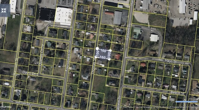 155 Thomas St, Savannah, TN 38372 - aerial overview of property's location