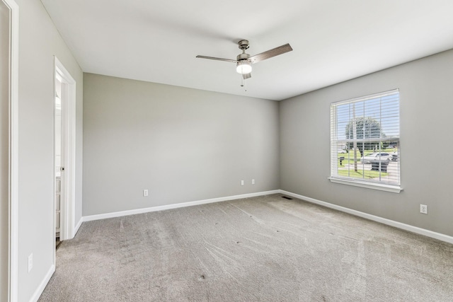710 Krissy Ct, Columbia, TN 38401 - carpeted empty room with ceiling fan and baseboards