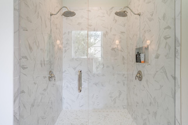 2036 Bocage Cir, Nolensville, TN 37135 - bathroom featuring a marble finish shower