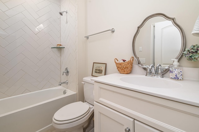2036 Bocage Cir, Nolensville, TN 37135 - full bathroom with toilet, vanity, and shower / bath combination