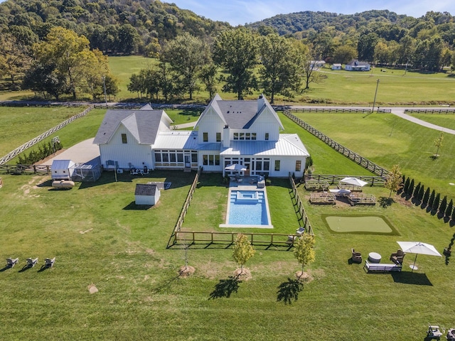 4514 Harpeth School Rd, Franklin, TN 37064 - view of subject property featuring a pool