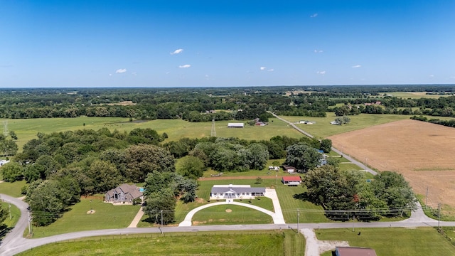1448 Baker Ln, Lawrenceburg, TN 38464 - aerial view of sparsely populated area featuring a tree filled landscape