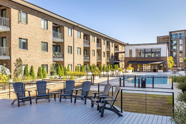 200 Manufacturers Rd Apt 241, Chattanooga, TN 37405 - deck featuring a community pool