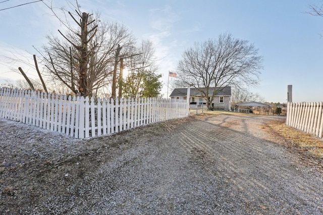 5430 Stacy Springs Rd, Springfield, TN 37172 - view of dirt / gravel driveway featuring a gated entry