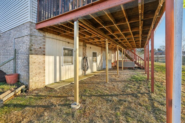 5430 Stacy Springs Rd, Springfield, TN 37172 - view of patio featuring stairs