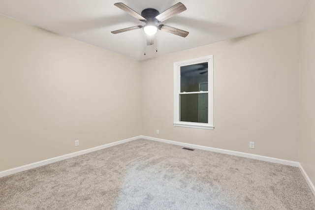 5430 Stacy Springs Rd, Springfield, TN 37172 - carpeted spare room with baseboards and ceiling fan