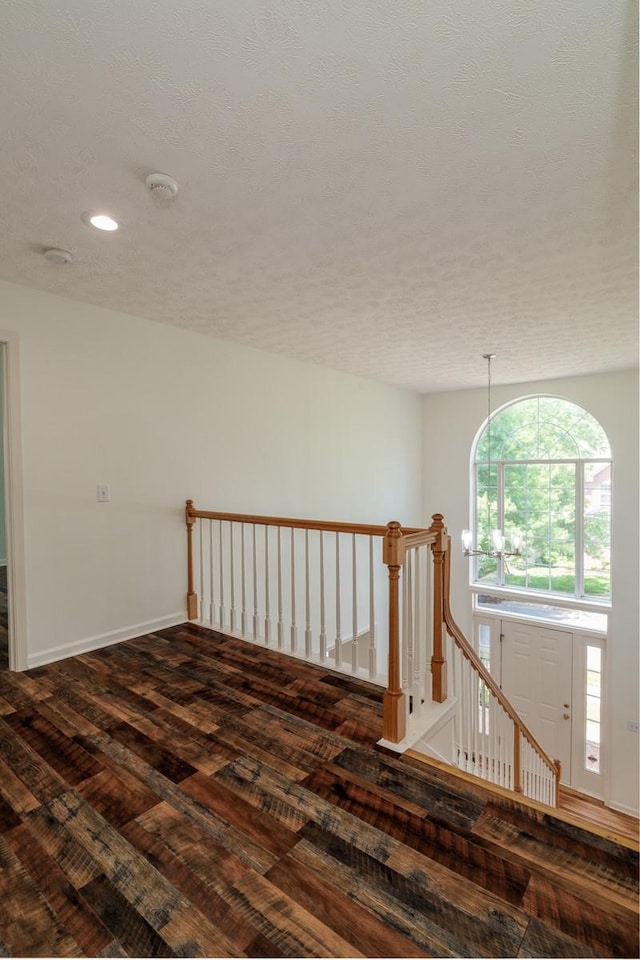 405 Parish Pl, Franklin, TN 37067 - unfurnished room featuring hardwood / wood-style flooring, a smoke detector, recessed lighting, baseboards, and a textured ceiling