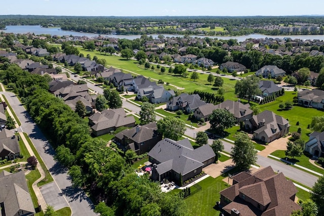 1237 Potter Ln, Gallatin, TN 37066 - aerial perspective of suburban area with a large body of water