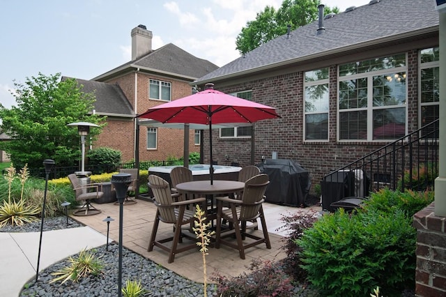 1237 Potter Ln, Gallatin, TN 37066 - view of patio with area for grilling and outdoor dining area