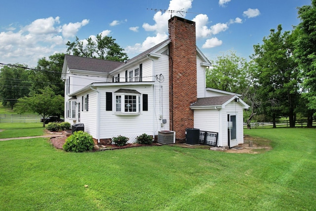 4957 Decatur Highway Highway, Ten Mile, TN 37880 - back of property featuring a chimney and cooling unit