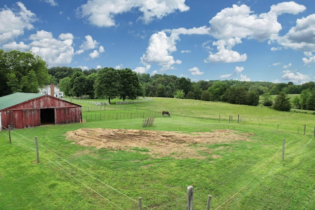 4957 Decatur Highway Highway, Ten Mile, TN 37880 - view of yard with a detached garage, a rural view, and an outbuilding