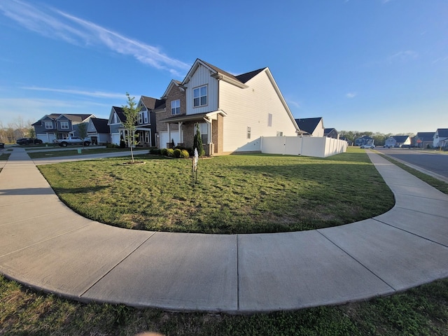 3608 Barbee Ct, Rockvale, TN 37153 - view of property exterior featuring a residential view, board and batten siding, and brick siding