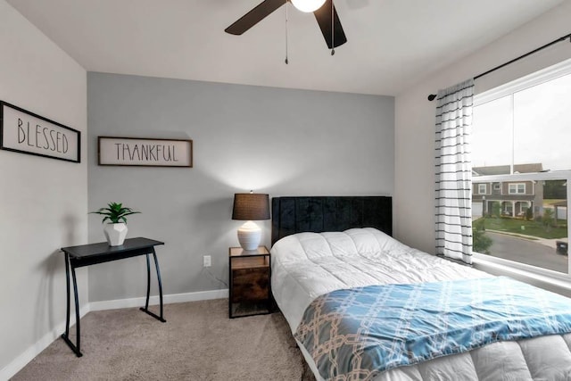 3608 Barbee Ct, Rockvale, TN 37153 - carpeted bedroom with baseboards and ceiling fan