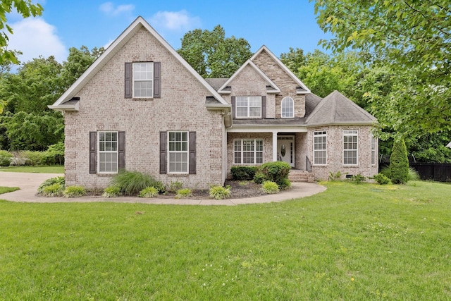 101 Mcclaran Pl, Murfreesboro, TN 37129 - traditional-style home with brick siding and a front yard