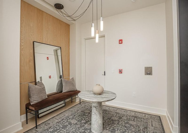 1030 17th Ave S Unit 201, Nashville, TN 37212 - corridor featuring baseboards and light wood-style floors