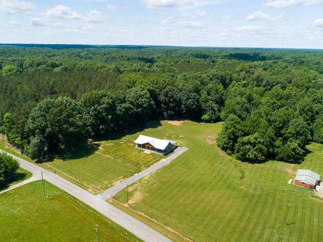 1474 Pea Ridge Rd, Manchester, TN 37355 - overview of rural landscape featuring a heavily wooded area