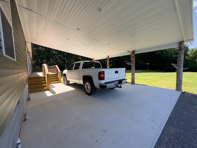 1474 Pea Ridge Rd, Manchester, TN 37355 - view of car parking featuring a carport
