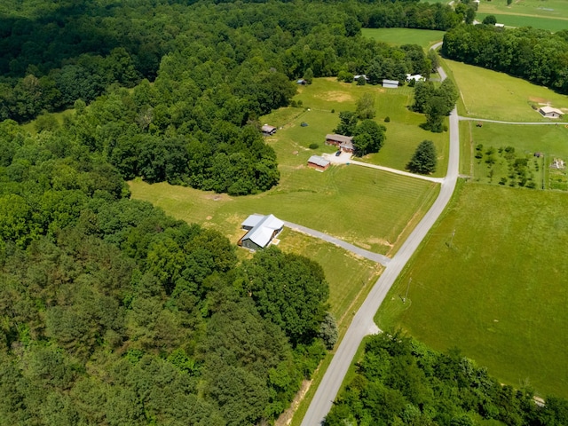 1474 Pea Ridge Rd, Manchester, TN 37355 - overview of rural landscape featuring a heavily wooded area