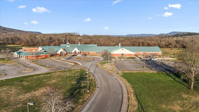 3670 Main St Unit 5, Jasper, TN 37347 - bird's eye view of a heavily wooded area and a mountain backdrop
