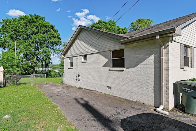 2000 Hickory Hill Ln, Hermitage, TN 37076 - view of property exterior featuring brick siding, crawl space, and a shingled roof