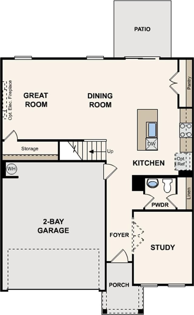 400 Coates Ln, Spring Hill, TN 37174 - property floor plan