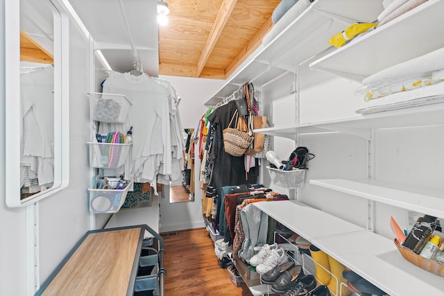 4303 Burrus St, Nashville, TN 37216 - spacious closet featuring wood finished floors