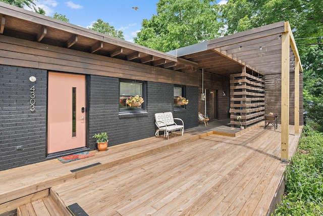 4303 Burrus St, Nashville, TN 37216 - view of deck