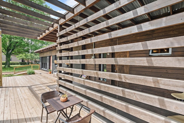 4303 Burrus St, Nashville, TN 37216 - view of wooden deck