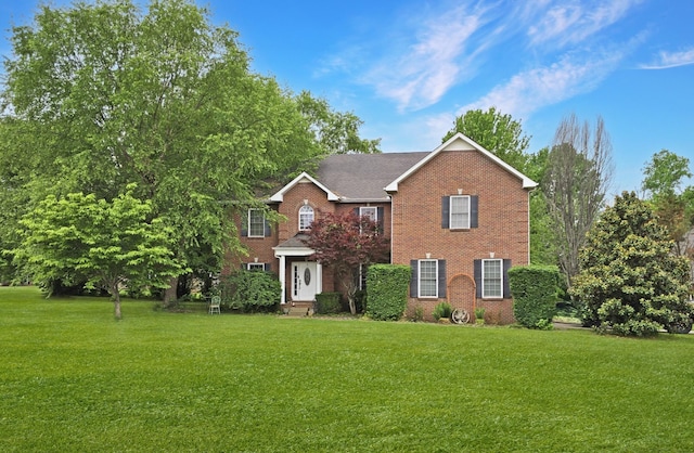 3198 Gray Hawk Ct, Clarksville, TN 37043 - view of front of property with a front lawn and brick siding