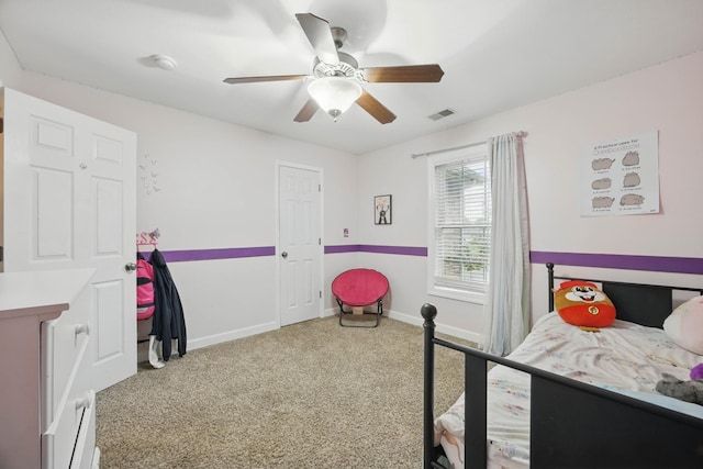 3198 Gray Hawk Ct, Clarksville, TN 37043 - carpeted bedroom featuring a ceiling fan and baseboards