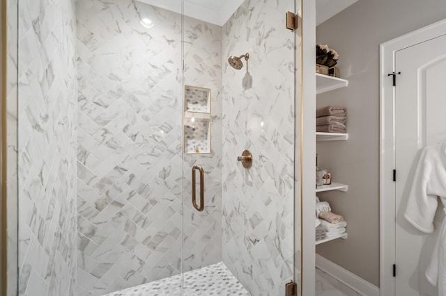 505 Green Apple Turn, Brentwood, TN 37027 - bathroom featuring a marble finish shower